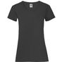 fruit of the loom Tee-shirt femme Valueweight noir