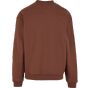 Build Your Brand Loose Fit Sweatshirt Chocolate brown