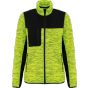 WK Designed To Work Veste recyclée en polytricot femme fluorescent_yellow_melange/black