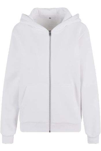 Ladies Fluffy Zip Hoody