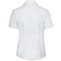 Russell Chemise Oxford cintrée manches courtes femme white
