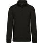 Kariban Sweat-shirt col zippé black