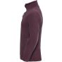 Russell Veste polaire zippée homme burgundy