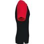 Kariban Baseball - T-shirt bicolore manches courtes black/red