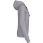 Kariban sweat-shirt zippé capuche contrastée femme oxford_grey/navy