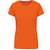 kariban T-shirt col rond manches courtes femme - orange - 2XL