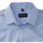 Russell Chemise à chevrons cintrée manches courtes homme light_blue