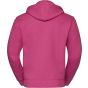 Russell Authentic Sweat capuche zippé homme fuchsia