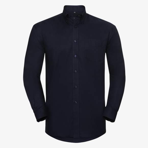 Men’s long sleeve classic oxford shirt Russell Collection