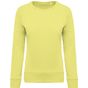Kariban Sweat-shirt BIO col rond manches raglan femme  lemon_yellow