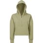 TriDri Sweat à capuche 1/2 zip pour femme Tridri® sage_green