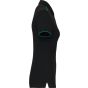 WK Designed To Work Polo Day To Day contrasté manches courtes femme black/kelly_green