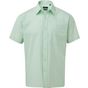 Premier Chemise popeline à manches courtes pour homme - aqua - L