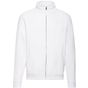 fruit of the loom Classic Sweat Jacket white