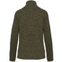 kariban Veste zippée chinée femme dark_khaki_melange