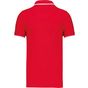 Kariban Polo manches courtes homme red/white/navy