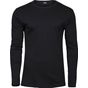 Tee Jays Mens LS Interlock T-Shirt black