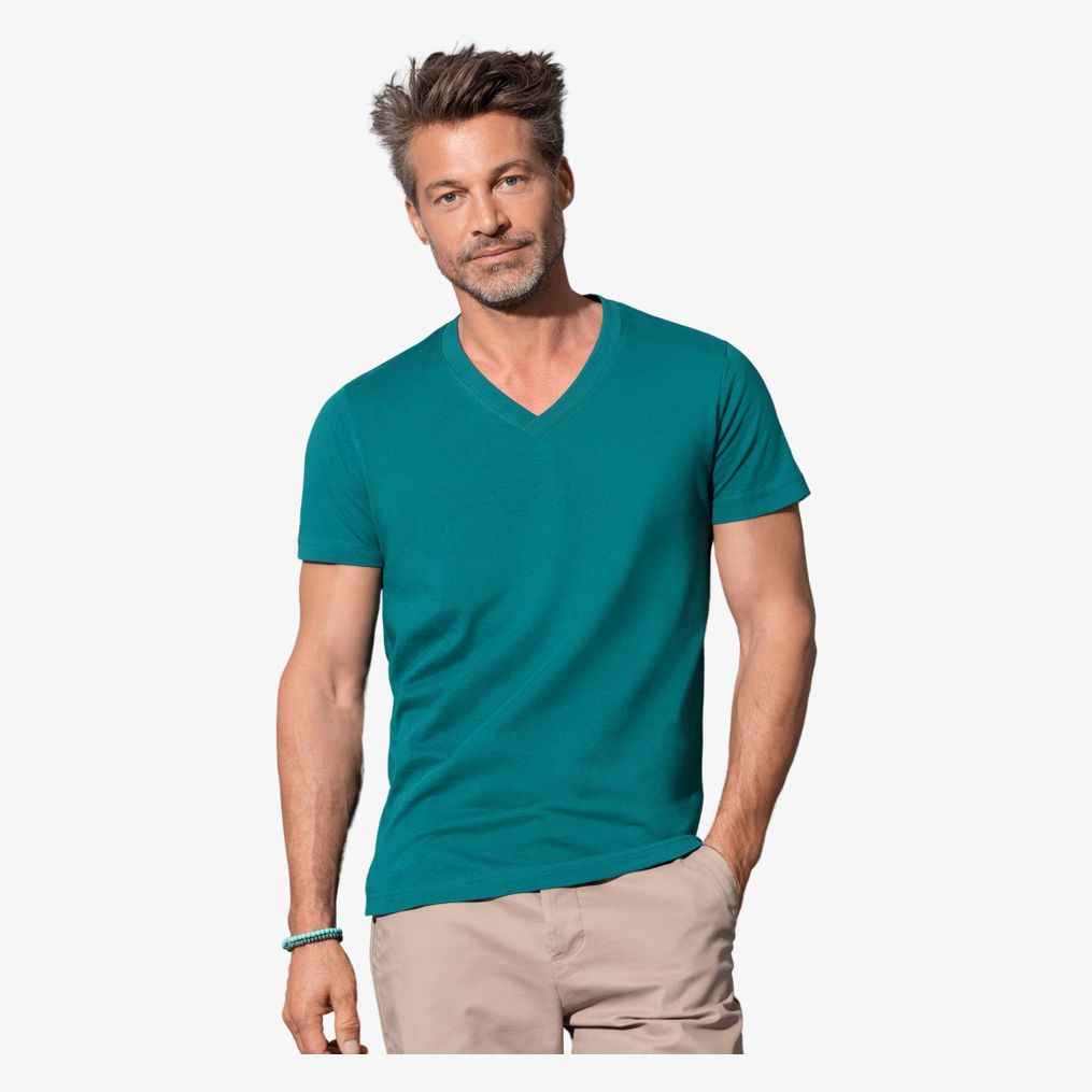 James Organic V-neck stedman