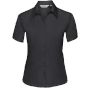 Russell Chemise Ultimate sans repassage cintrée manches courtes femme black