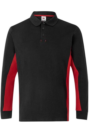 Image produit Polo bicolore manches longues