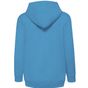 fruit of the loom Kids Classic Hooded Sweat Jacket bleu_azur