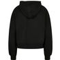 Build Your Brand Ladies Organic Oversized Hoody black