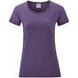 fruit of the loom Tee-shirt femme Valueweight violet_chine