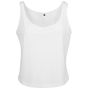 Build Your Brand Ladies oversized Tanktop white