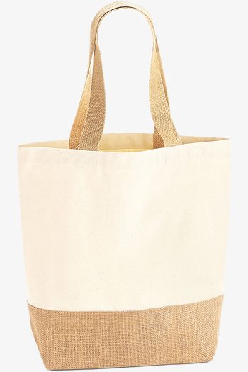 Image produit Sac de courses en toile avec base en jute