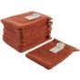 A&R Gant de toilette DeLuxe  Brick red