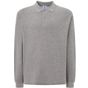 JHK Polo regular man long sleeves grey_melange
