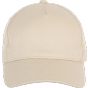 K-up Casquette en coton et polyester recyclés K-loop tracking - 5 panneaux beige