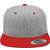 flexfit Classic Snapback 2-Tone Cap heather/red