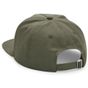 Beechfield Casquette 5 pans style déstructuré en coton biologique olive_green