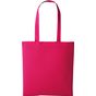 Nutshell Sac de courses en coton avec anses longues hot_pink