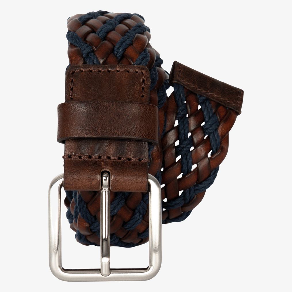 Ceinture tressée bicolore k-up