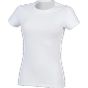 SF Clothing Women´s feel good stretch T white