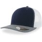 Navy/grey melange/white