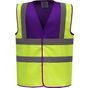 yoko Gilet haute visibilité purple/hi_vis_yellow