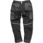 Result Slim fit softshell work trouser black