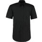 Kustom Kit Premium Oxford Shirt Short Sleeve Black