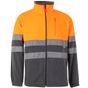 Velilla Veste polaire bicolore haute visibilité fluo_orange/grey