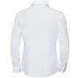Russell Chemise en Popeline Polyester/Coton classique manches longues femme white