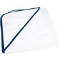 A&R Serviette à capuche Babiezz® Subli-Me White / French navy