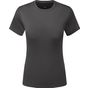 TriDri T-Shirt texturé en tissu recyclé femme charcoal