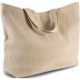 Kimood Grand sac de shopping fourre-tout esprit rustique rustic_natural