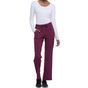 Dickies Medical Pantalon à taille moyenne à cordon femme wine