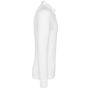 Kariban Polo jersey manches longues homme white