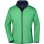 James&Nicholson Ladies´ Promo Softshell Jacket green/navy