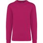 kariban Sweat-shirt col rond  fuchsia